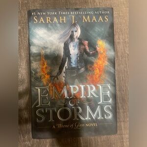 Empire of Storms-2016 Original Cover-Hardcover. Sarah J Maas. Throne of Glass